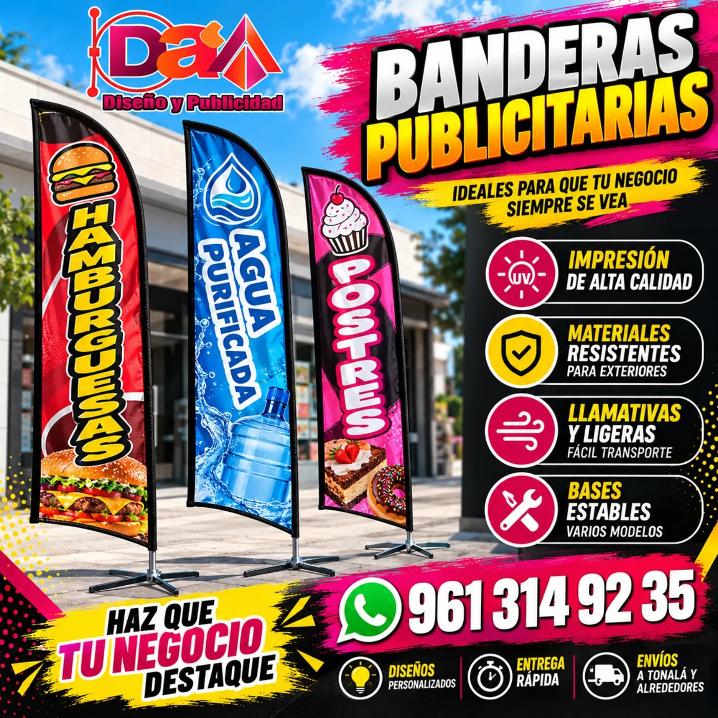 Banderas publicitarias — Digital Arte