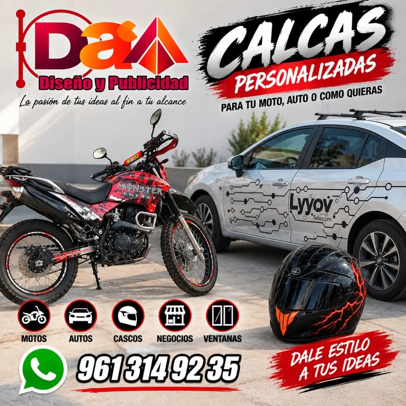 Calcomanías personalizadas — Digital Arte